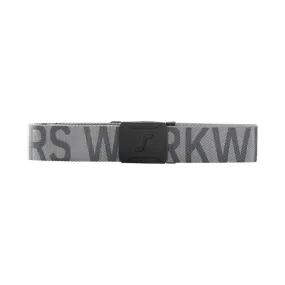 9004 1858 Logo Belt - Grey/Steel Grey