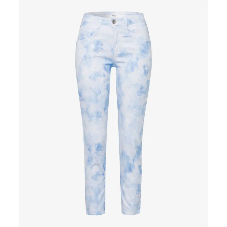 Brax Shakira S Cloud MARBELED PRINT JEANS 72-6078