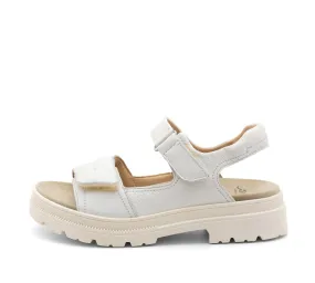 Danya Women's Adjustable Chunky Sole Sandal - Cream 09