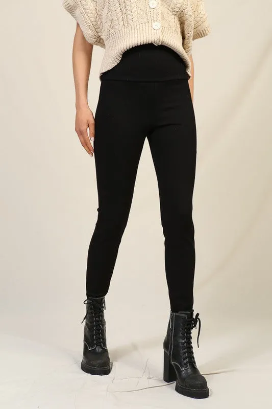 High Waisted Ponte' Pants