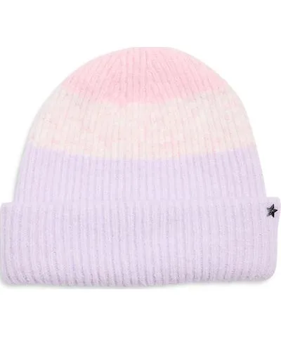 Jocelyn Star Charm Color Block Beanie