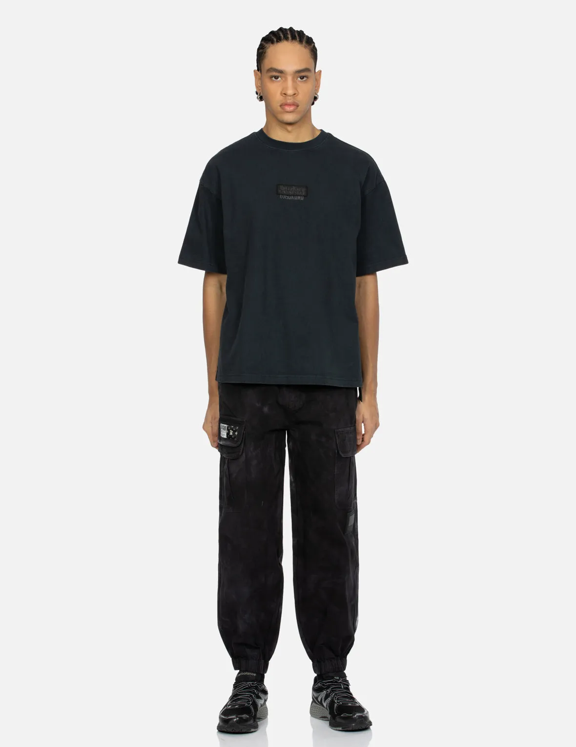 Kamon Appliqué embroidery Loose Fit T-shirt