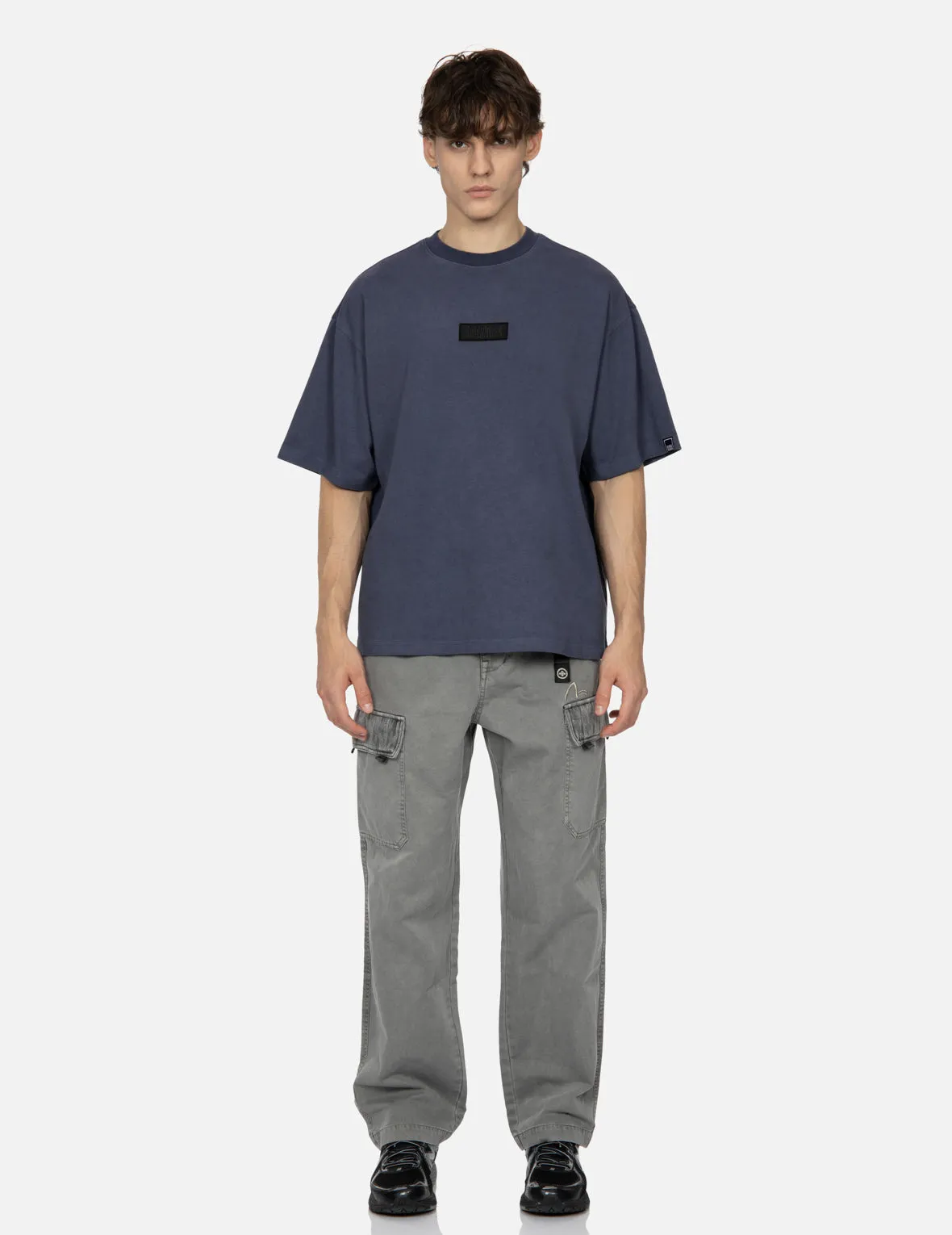 Kamon Appliqué embroidery Loose Fit T-shirt