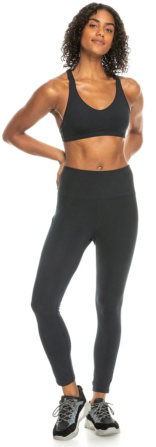 leggings Roxy Heart Into It Ankle - KVJ0/Anthracite - women´s