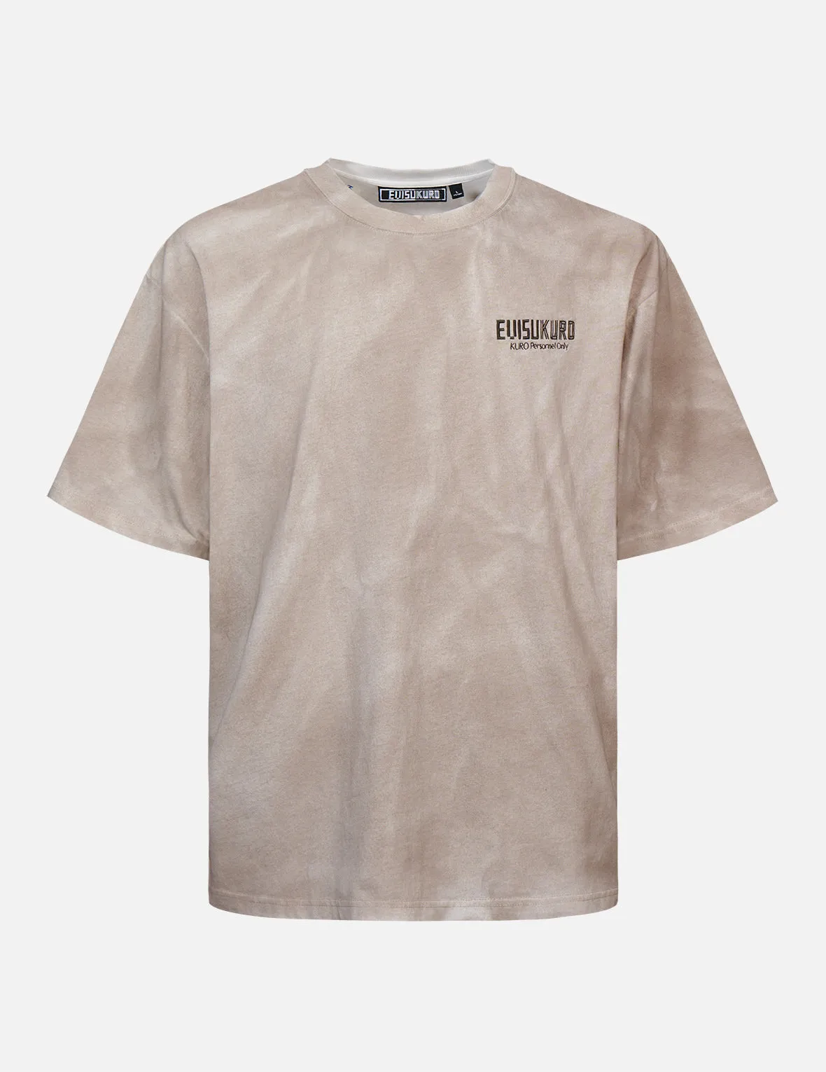 Logo Embroidery Spray-dyed T-Shirt