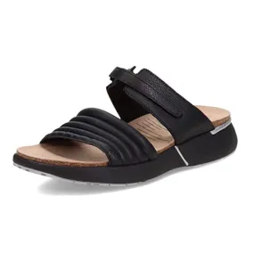 Naot Women's Vesta Slide Sandal Soft Black Leather
