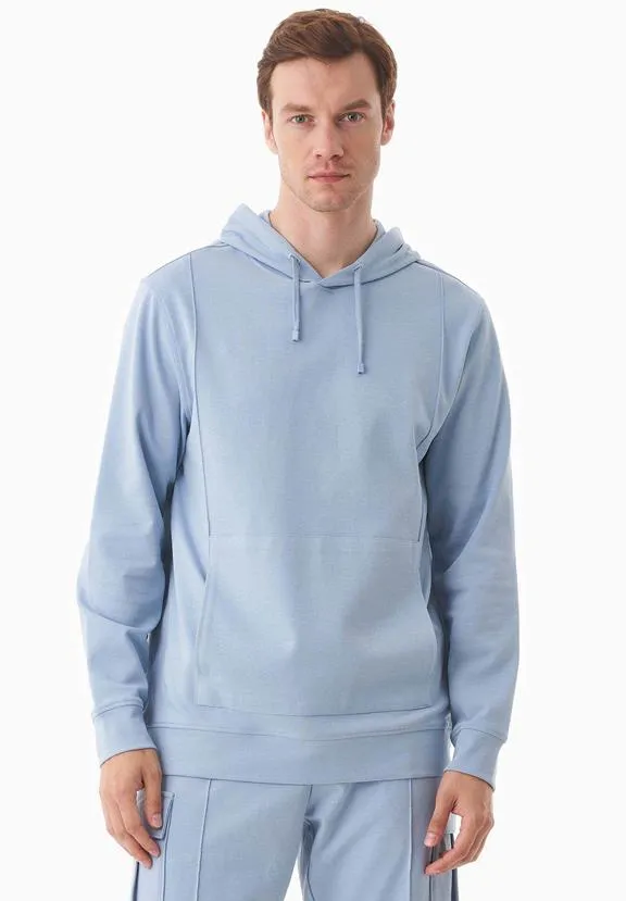ORGANICATION Hoodie Ice Blue