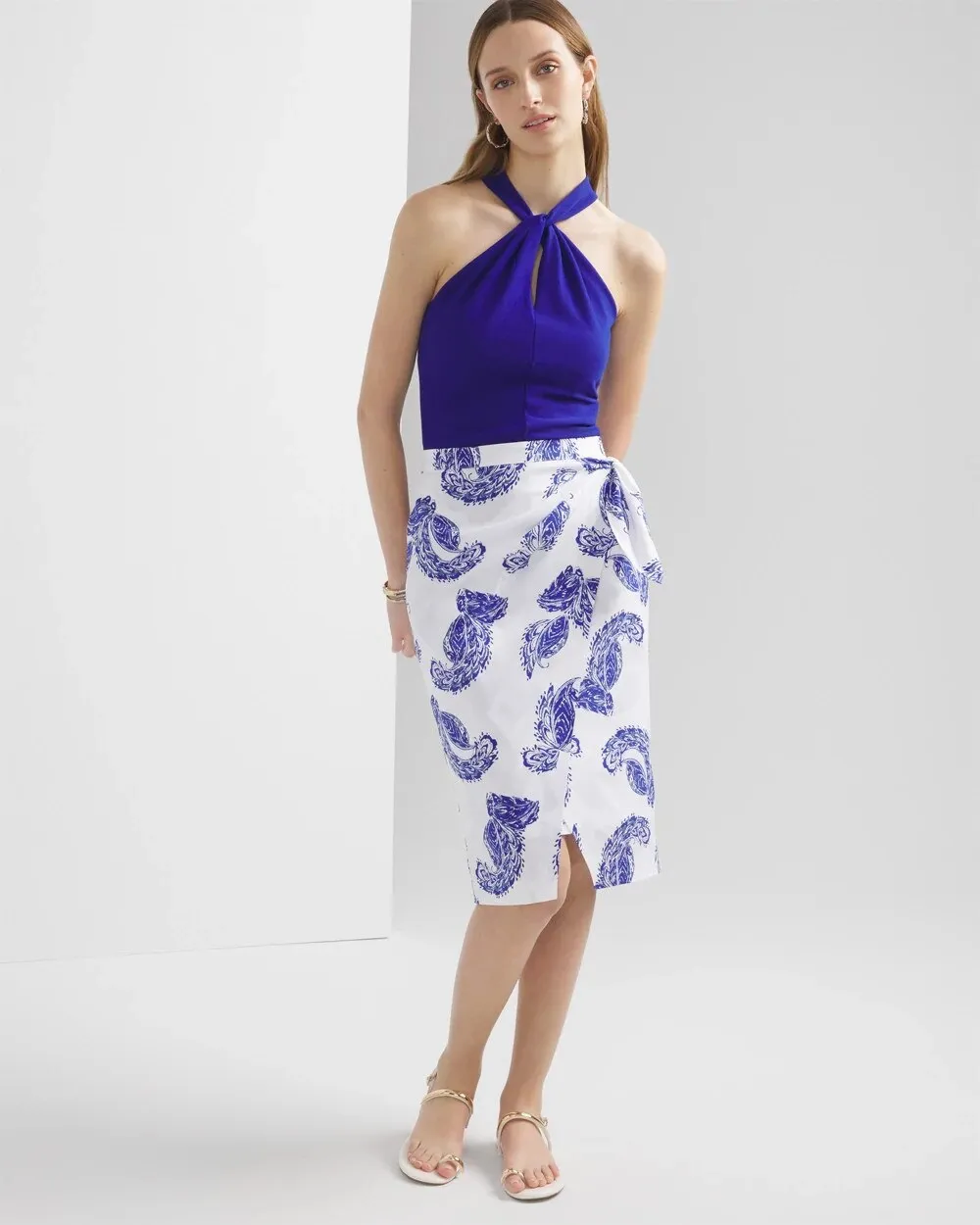 Petite Sarong Wrap Skirt