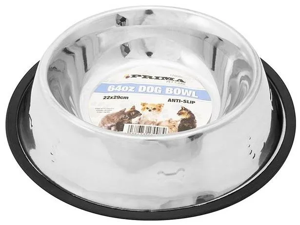 Prima Anti-Slip Embossed Dog Bowl 64oz 29cm - [PD-17008C]