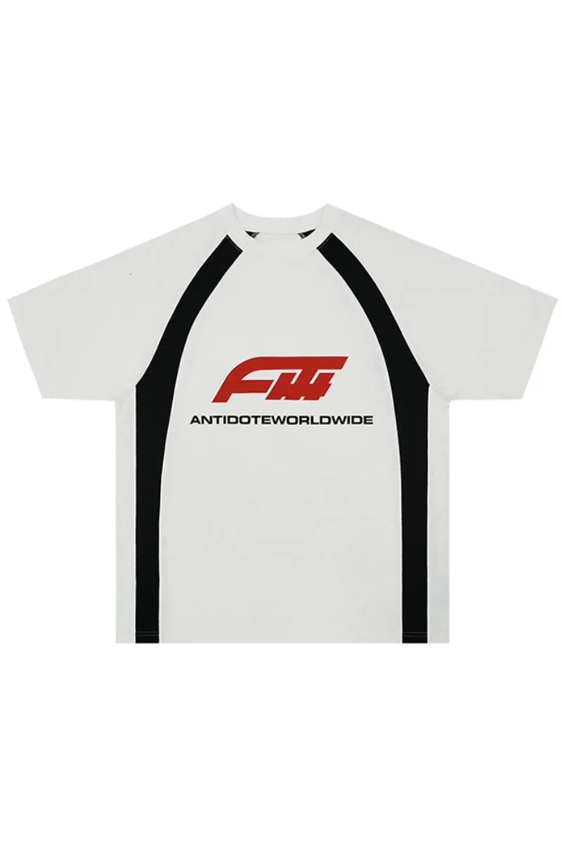 Racing Shoulder Panel Tee