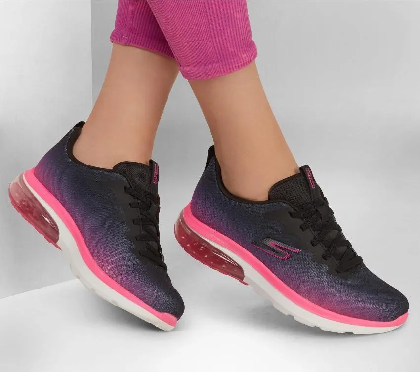 SKECHERS  Go Walk Air 2.0 Quick Breeze - Black/Hot Pink