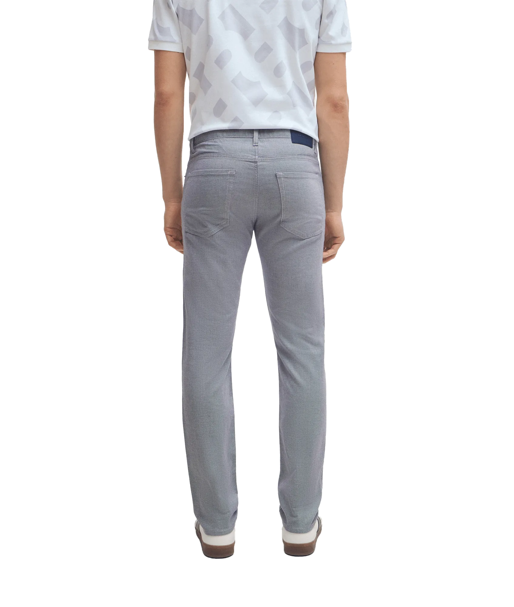 Slim-fit Jeans in Two-tone Stretch Denim - Blue