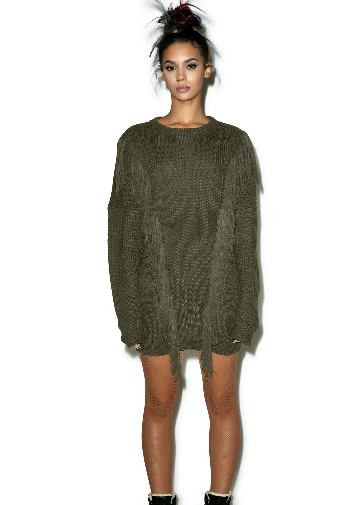 Studio Fringe Sweater-