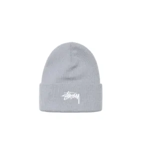 Stussy STOCK CUFF BEANIE, Grey Heather 