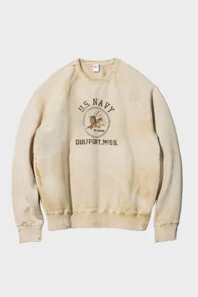 US Navy Sweatshirt - White