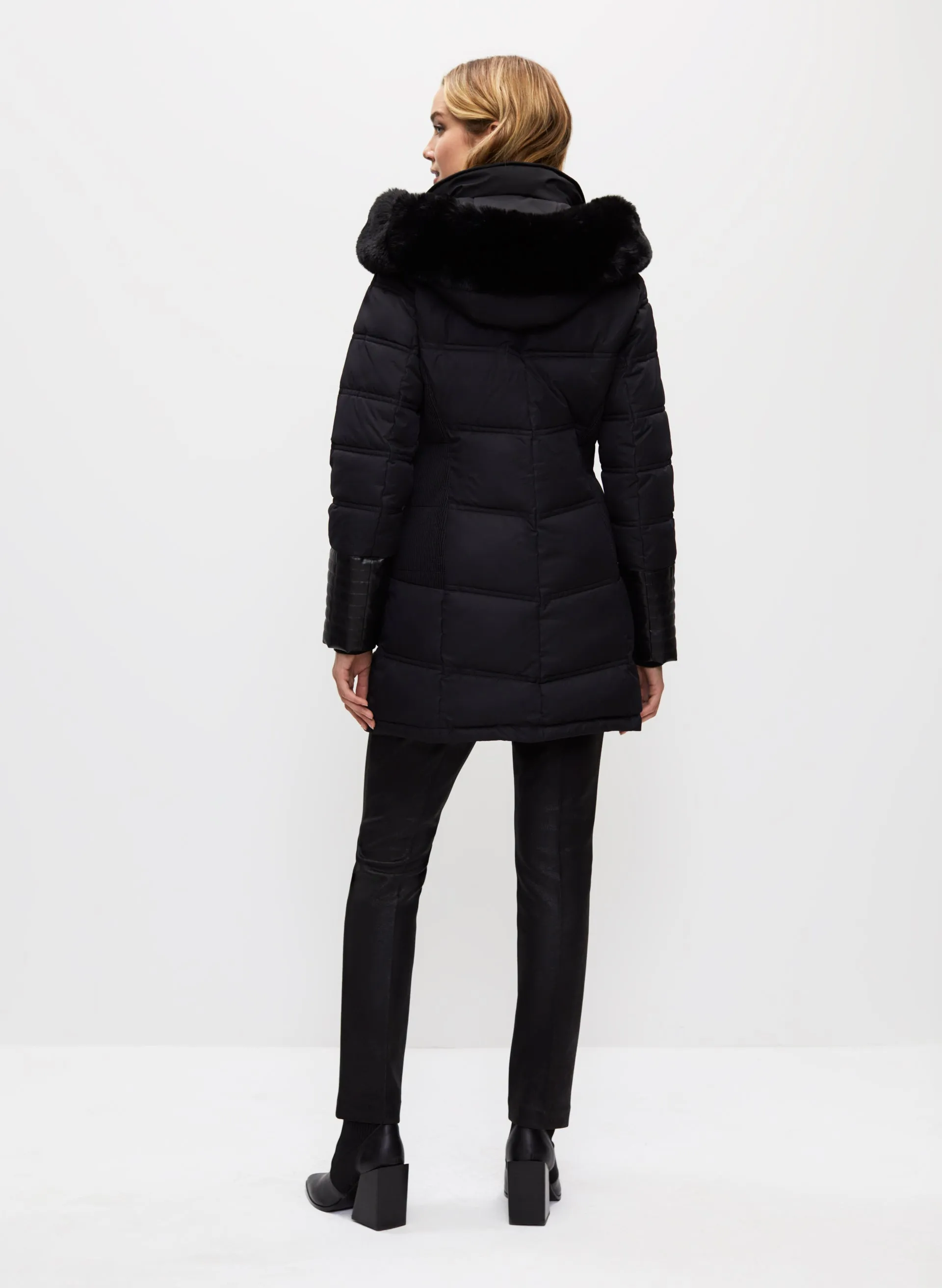 Vegan Down Quilted Coat