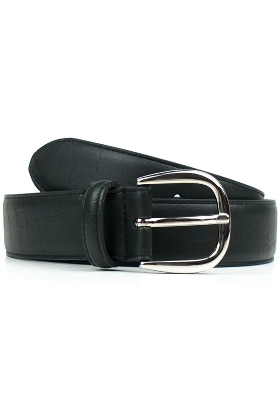Will's Vegan Store Belt D-Ring 3cm Black